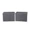 Household Essentials Canvas Storage Boxes with Lids, 2ct.